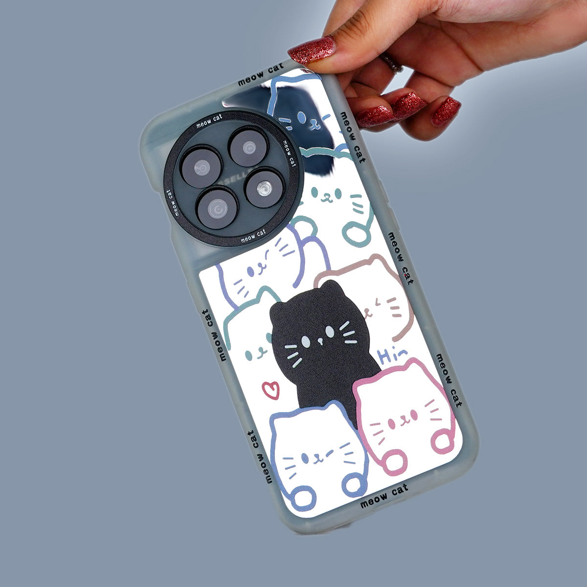 OnePlus Series - Cat Mirror Plating Case