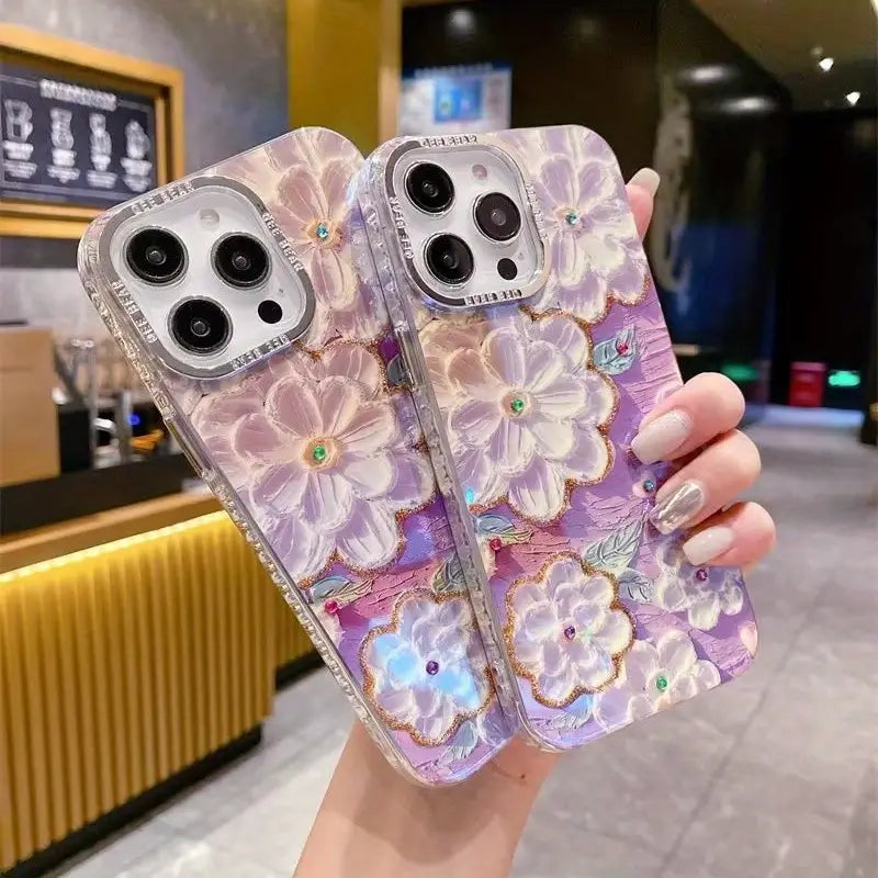 iPhone 14 Series - Oil Painting Floral Case