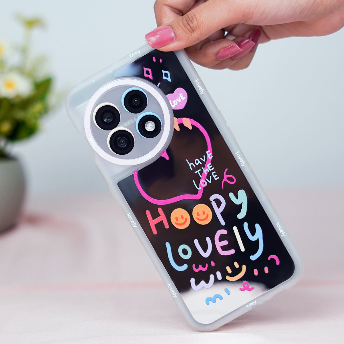 OnePlus - Lovely Heart Mirror Case.