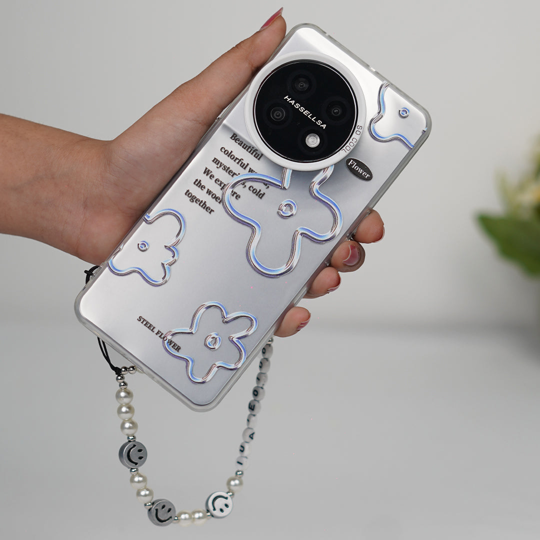 OnePlus - Floral Pearl Case With Lanyard
