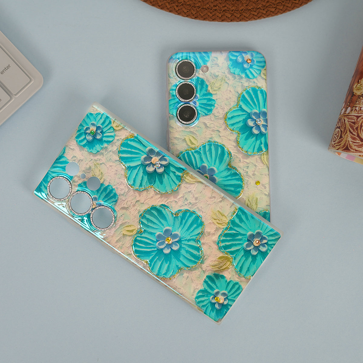 Galaxy S Series - 3D Floral Design Case