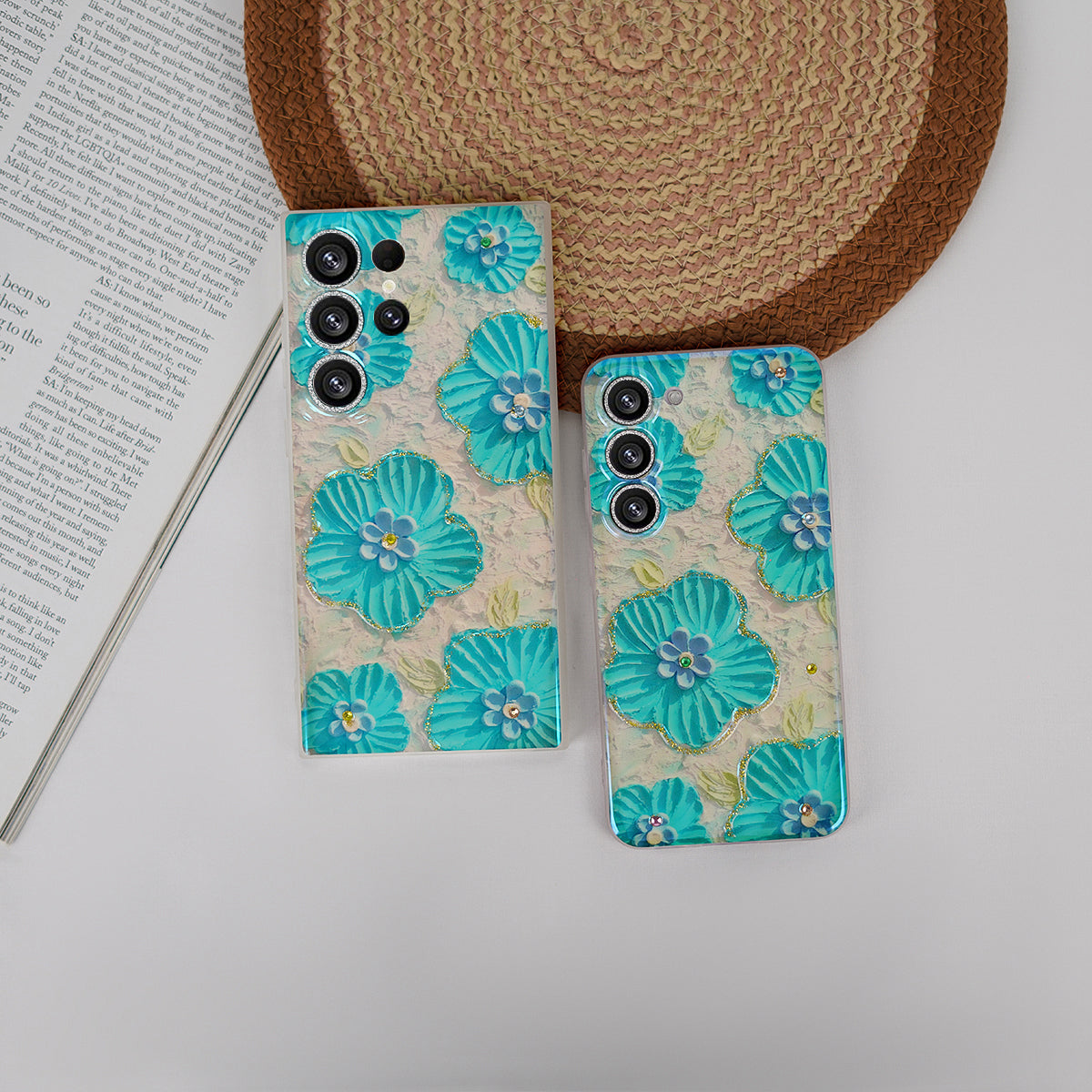 Galaxy S Series - 3D Floral Design Case