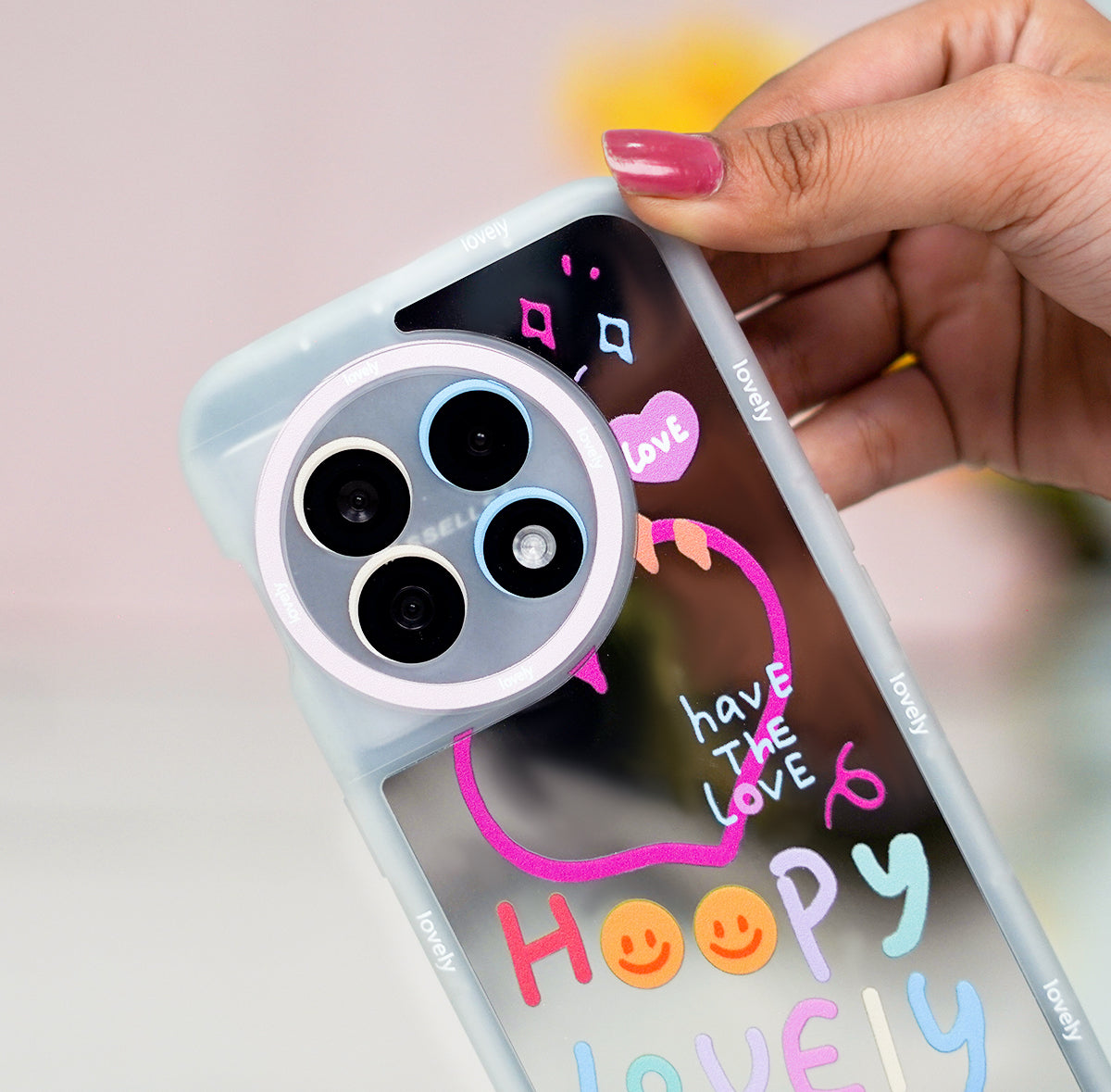 OnePlus - Lovely Heart Mirror Case.