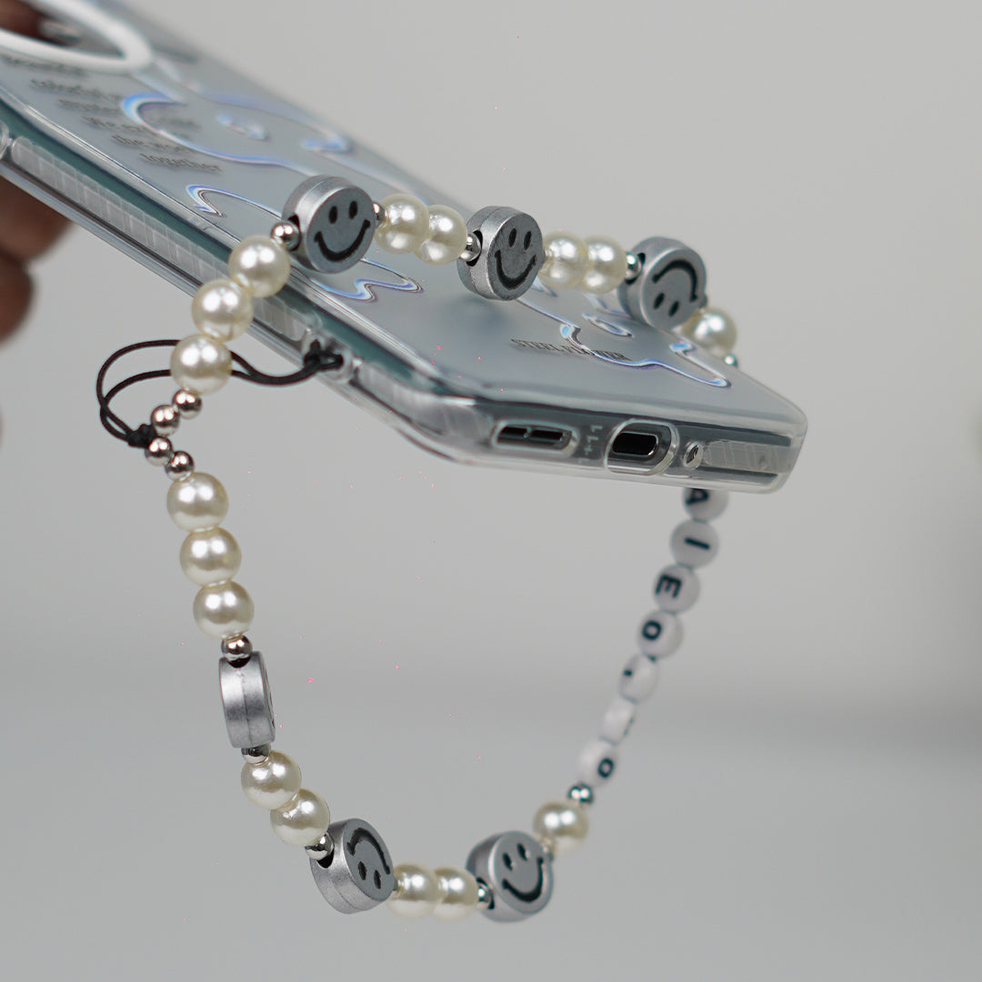 Galaxy S Series - Floral Pearl Case with Lanyard.