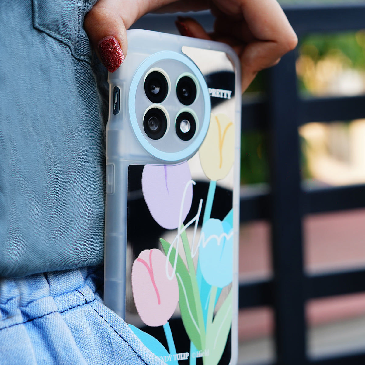 OnePlus Series - Tulip Floral Case