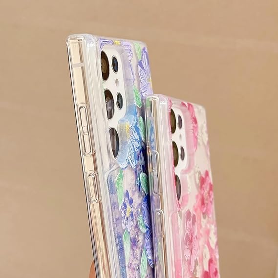 Galaxy - Glitter Flower Luminous Case