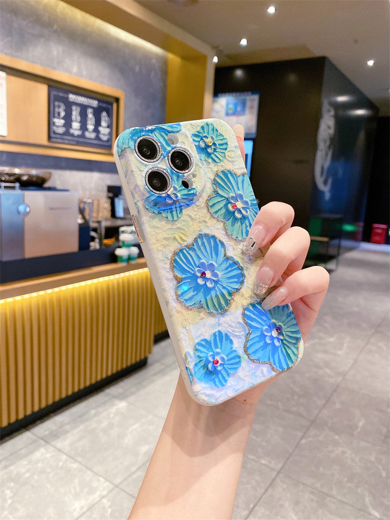 iPhone 14 Series - 3D Floral Design Case