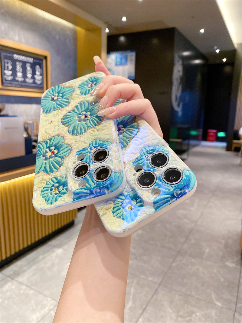 iPhone 14 Series - 3D Floral Design Case