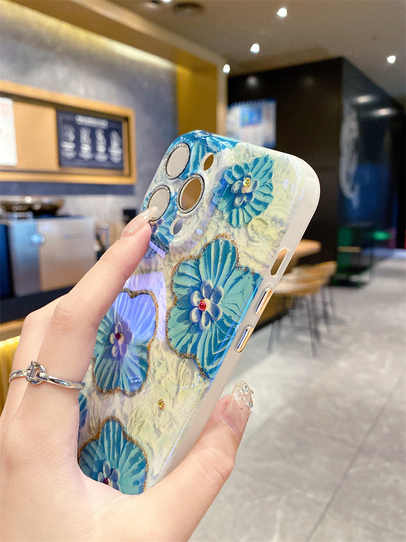 iPhone 14 Series - 3D Floral Design Case