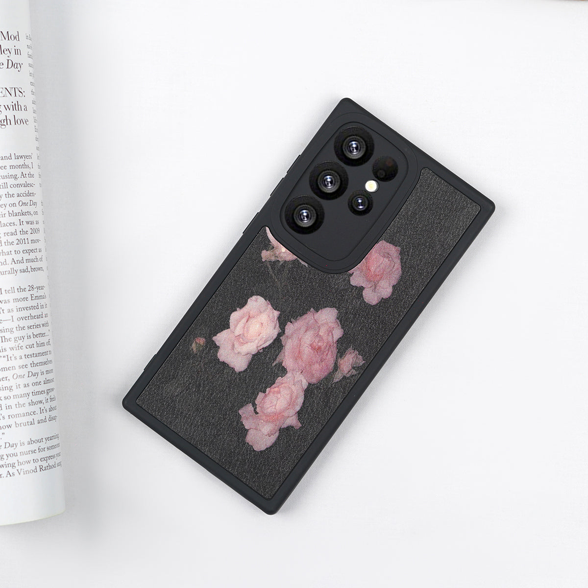 Galaxy S Series - Roses Floral Soft Pattern Case