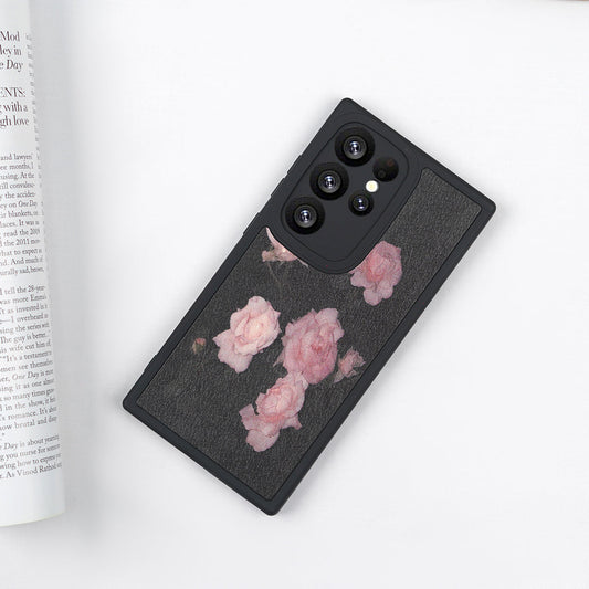 Galaxy S Series - Roses Floral Soft Pattern Case