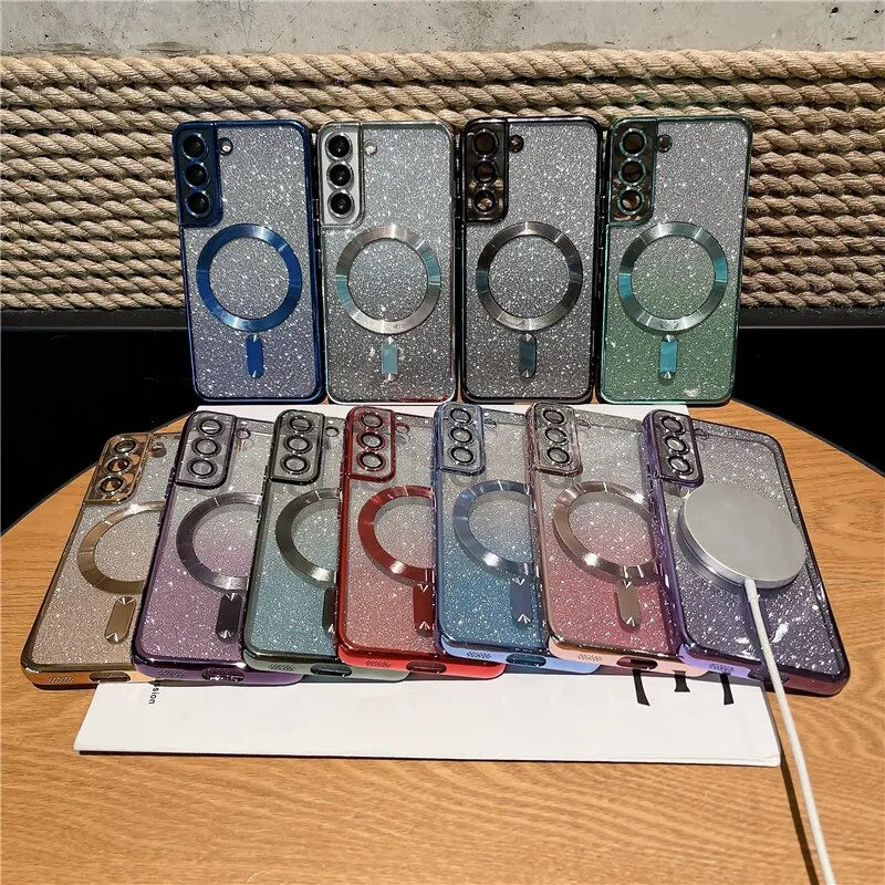 Galaxy S Series - Luxury Glitter Magsafe Case