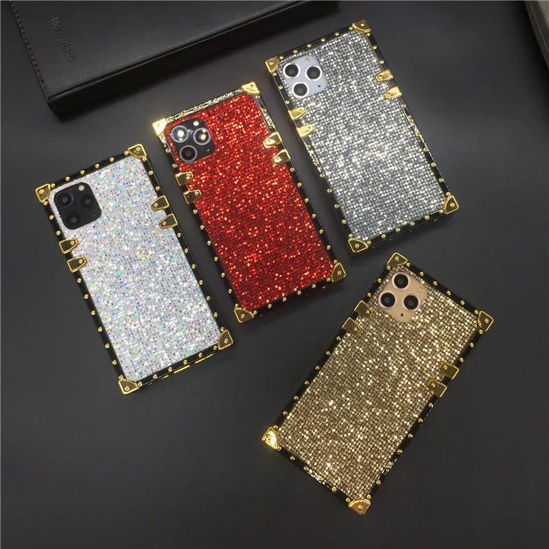 iPhone 13 Series - Sparkly Case With Ring Holder