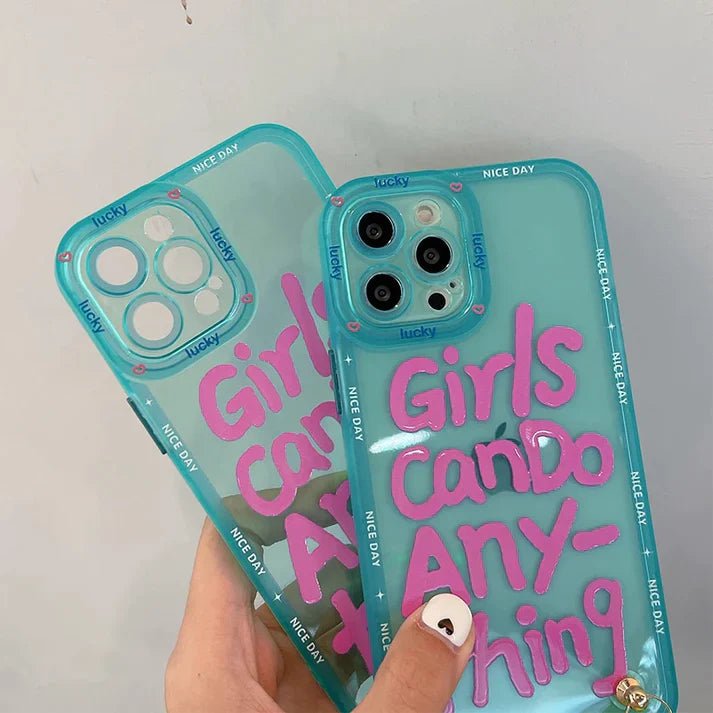 OnePlus - Cute Graffiti Letter Case with Lanyard