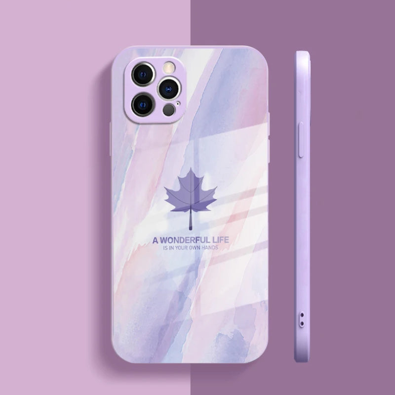 iPhone 13 Series - Maple Elegance Liquid Glass Case