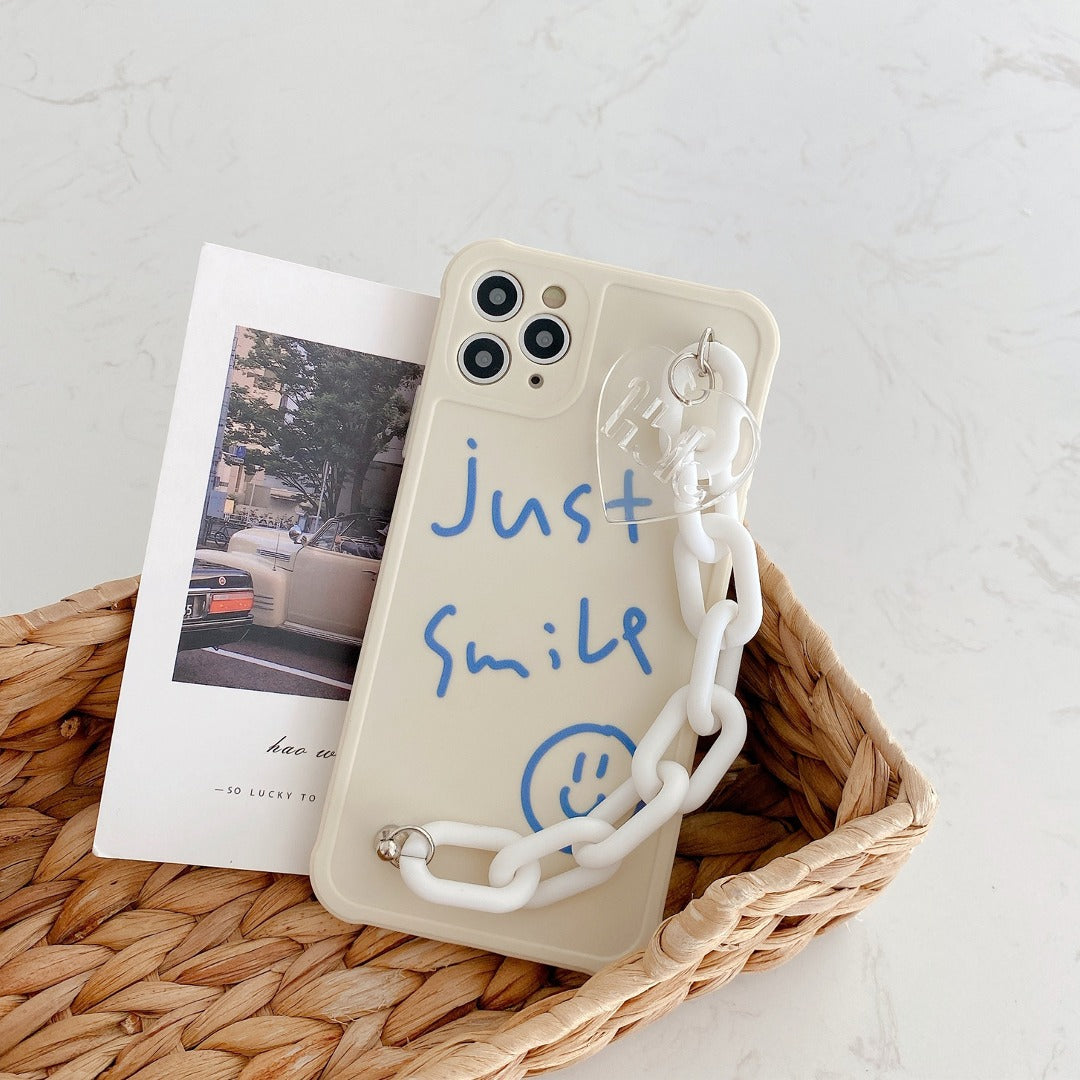 iPhone - Just Smile Case With Bracelet