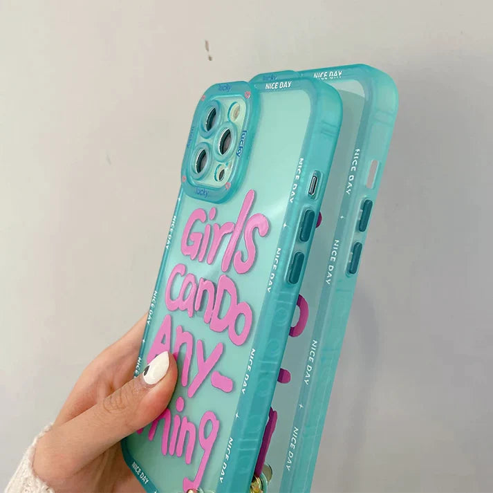 OnePlus - Cute Graffiti Letter Case with Lanyard