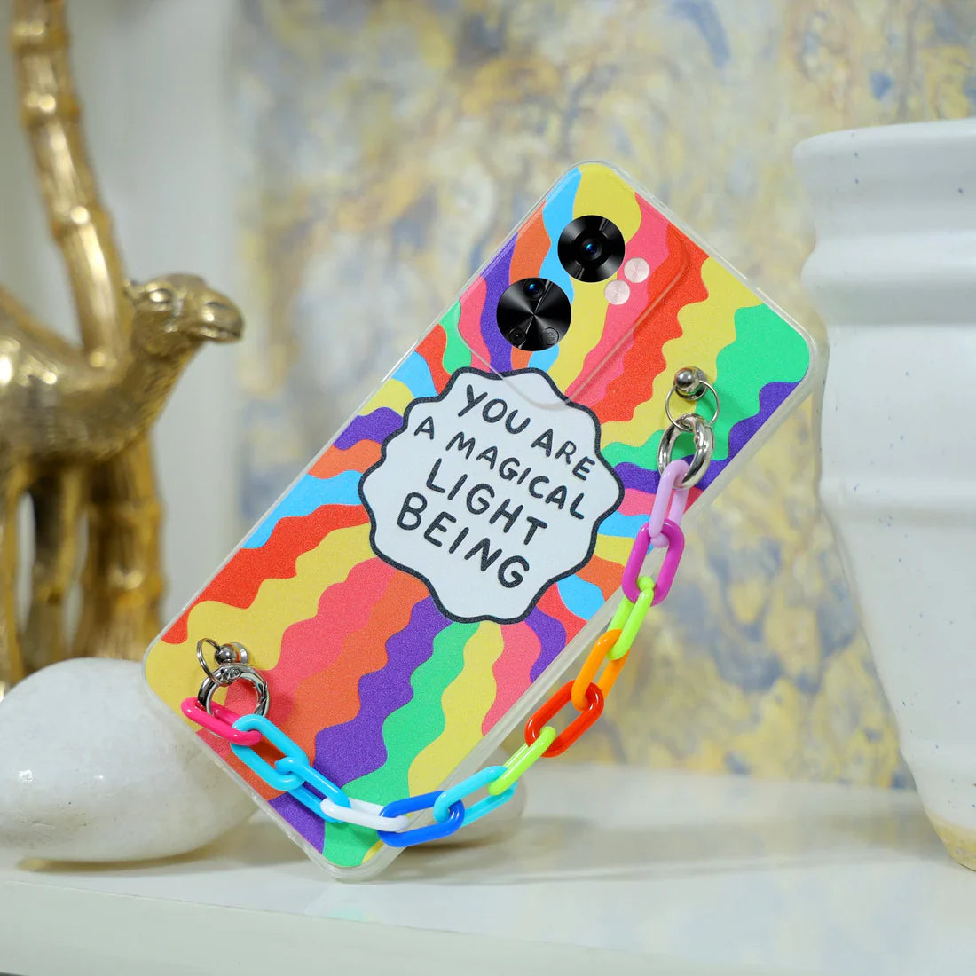 OnePlus - Rainbow Case with Chain Bracelet