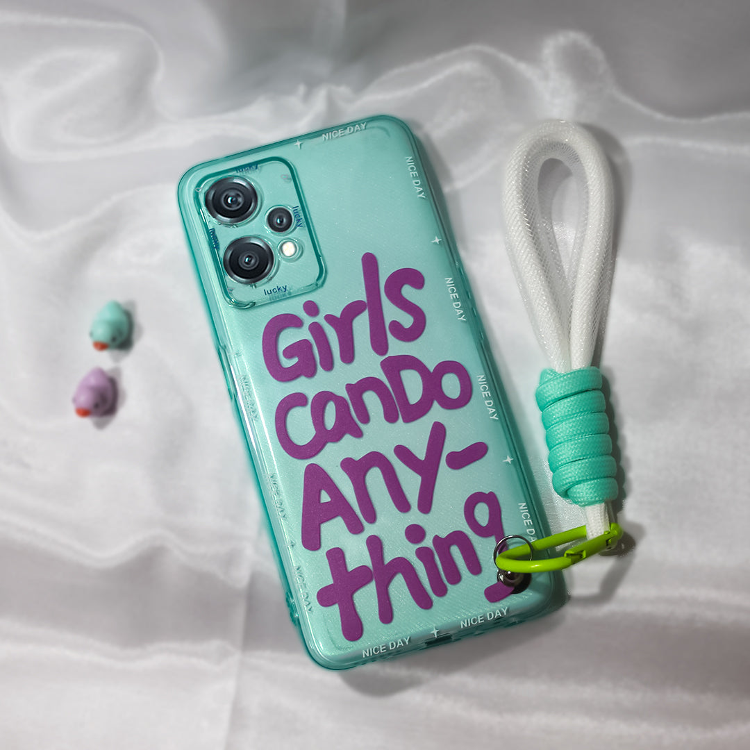 OnePlus - Cute Graffiti Letter Case with Lanyard