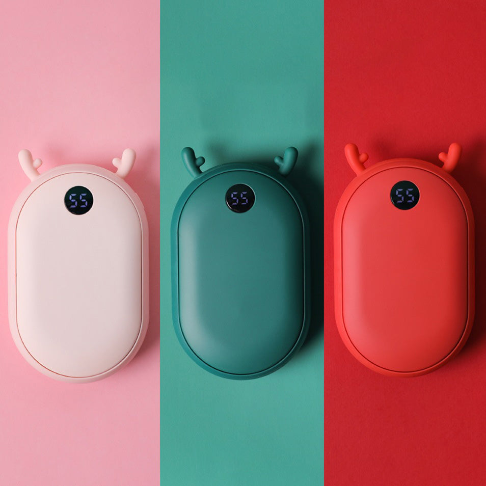 Rechargeable Hand Warmer Powerbank 2-in-1 5200mAh