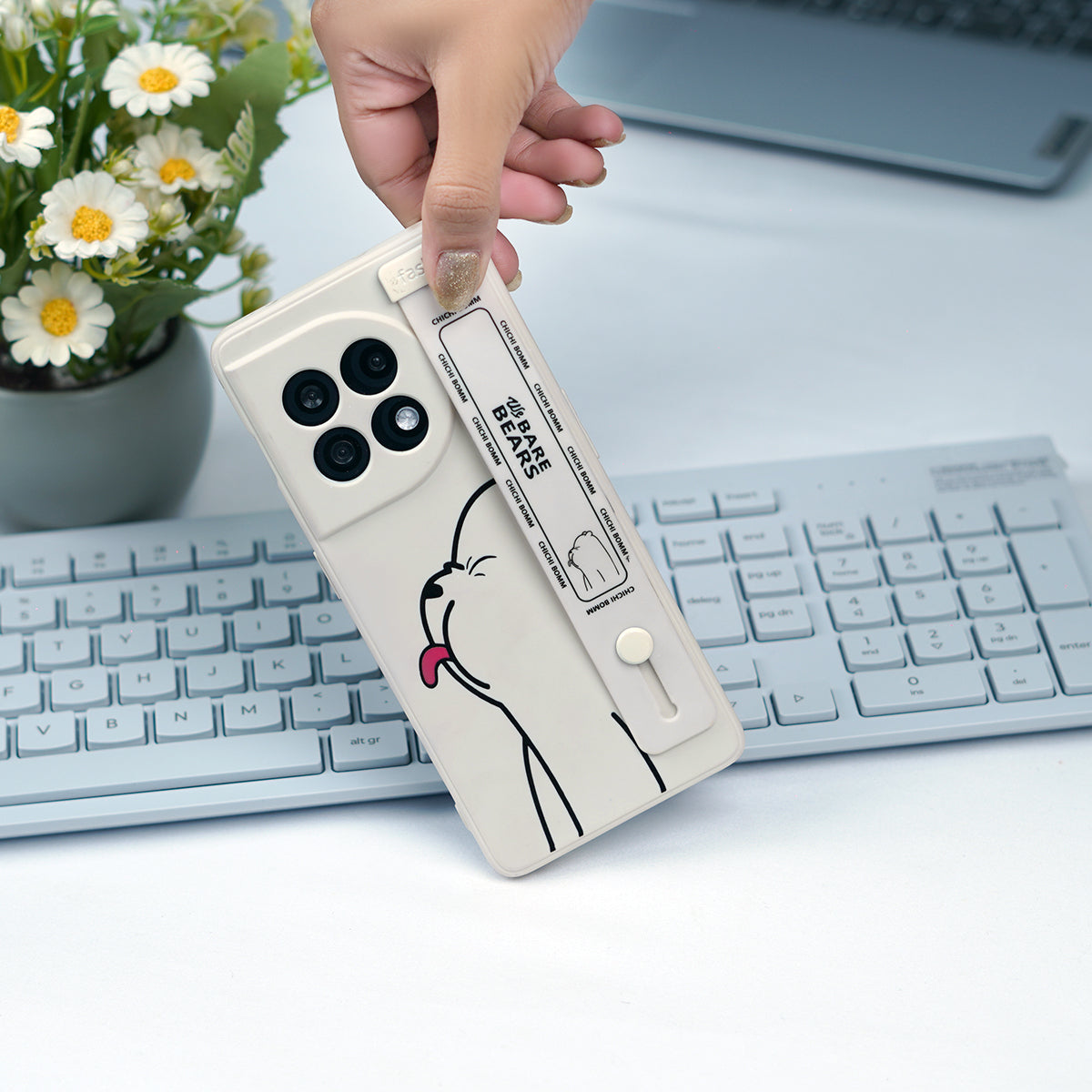 OnePlus - Cute Bear Wrist Band Silicone Case