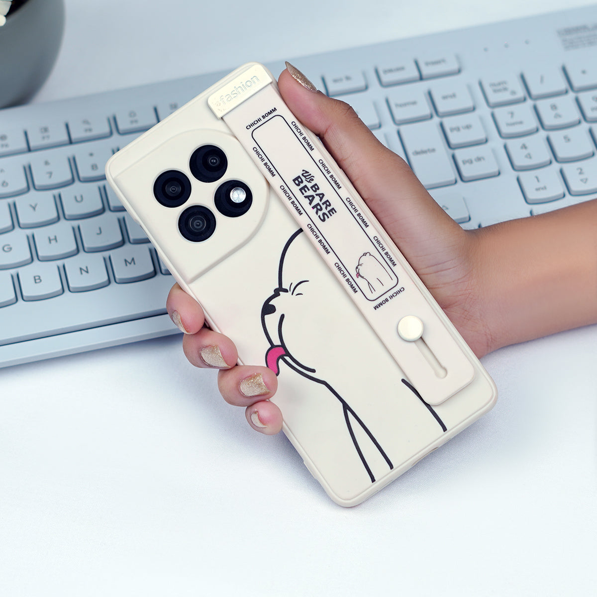 OnePlus - Cute Bear Wrist Band Silicone Case