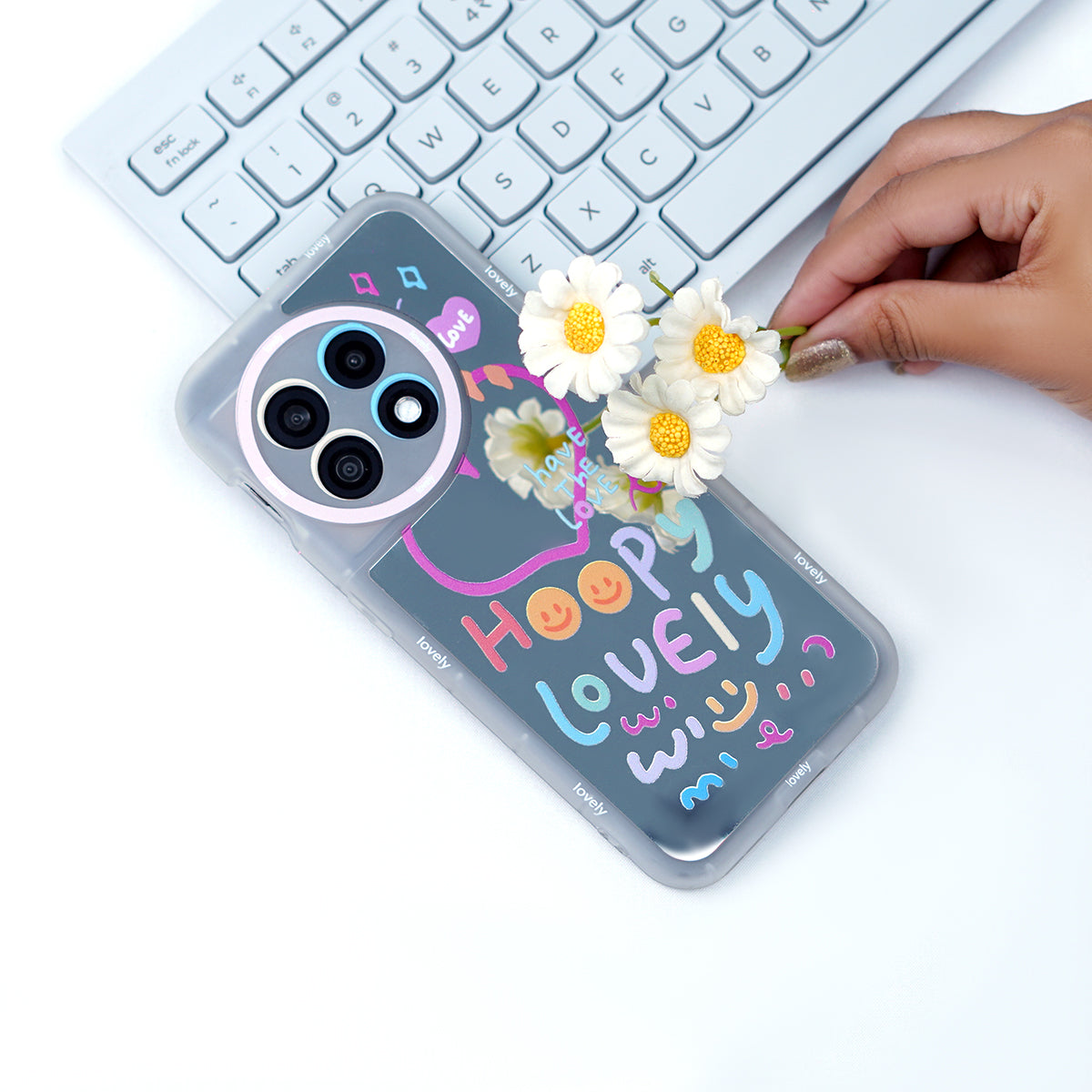 OnePlus - Lovely Heart Mirror Case.