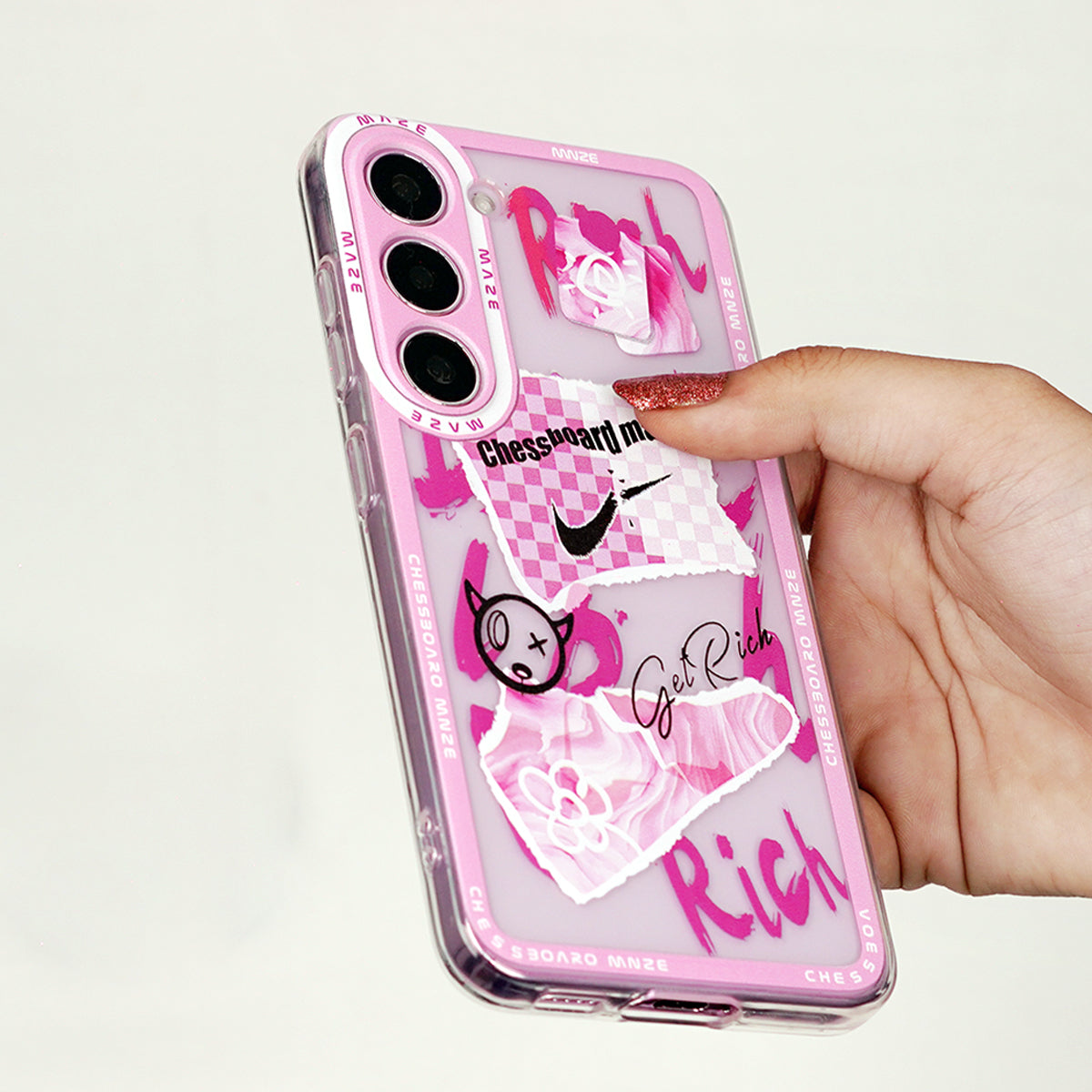 Galaxy S Series - Pink Maze Street Art Case