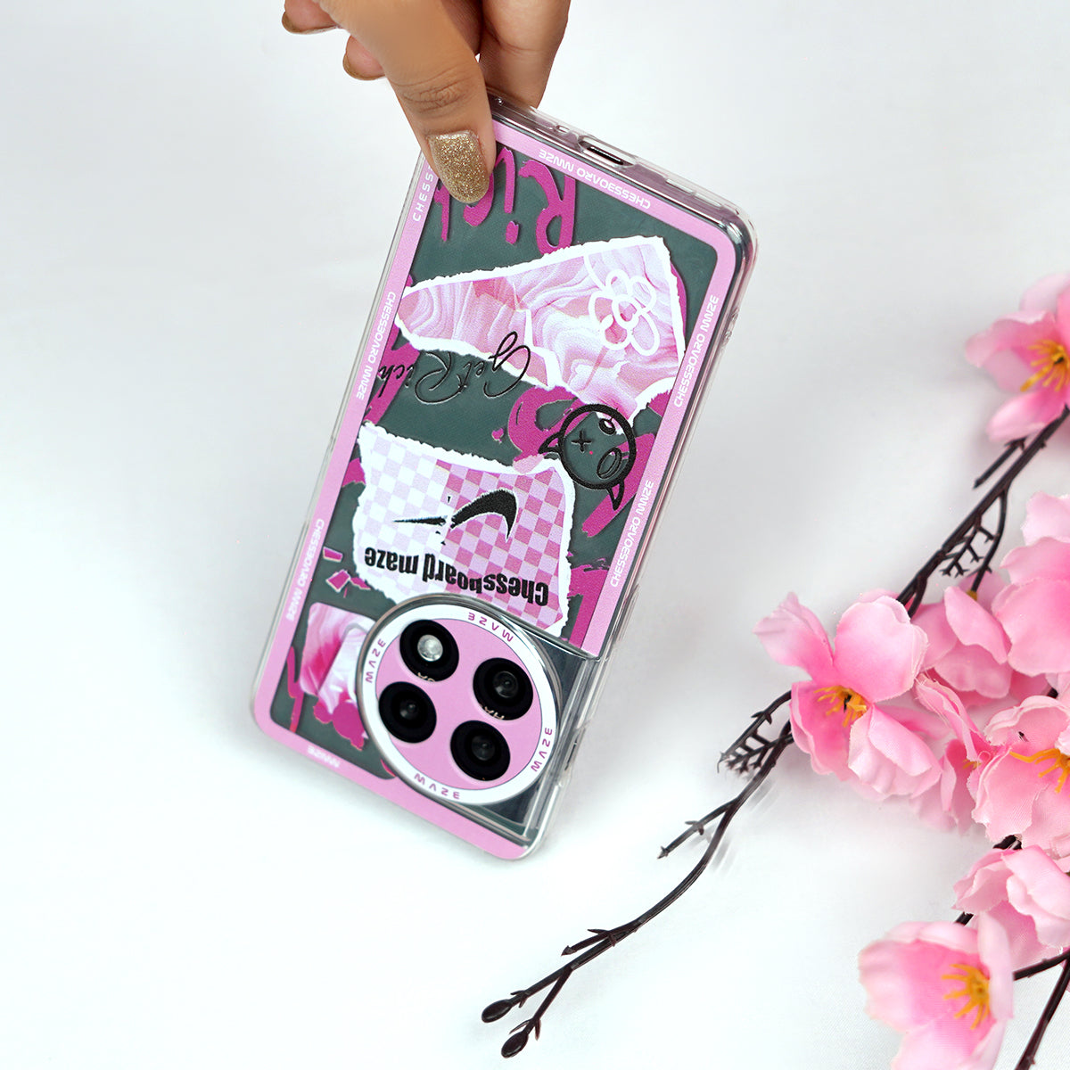 OnePlus Series - Pink Maze Street Art Case