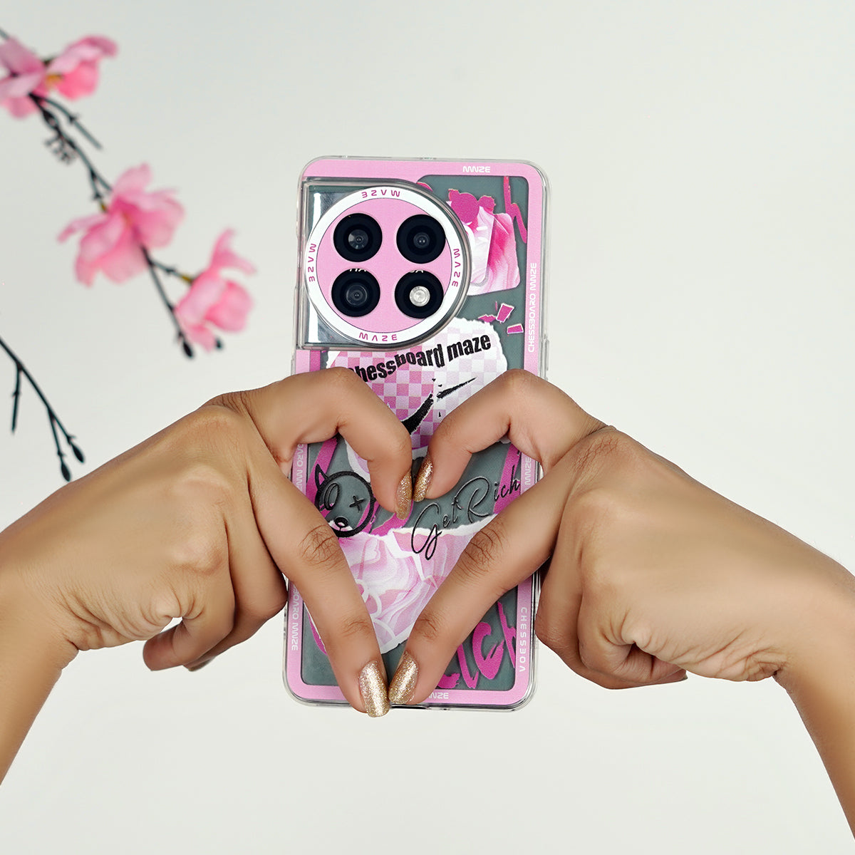 OnePlus Series - Pink Maze Street Art Case
