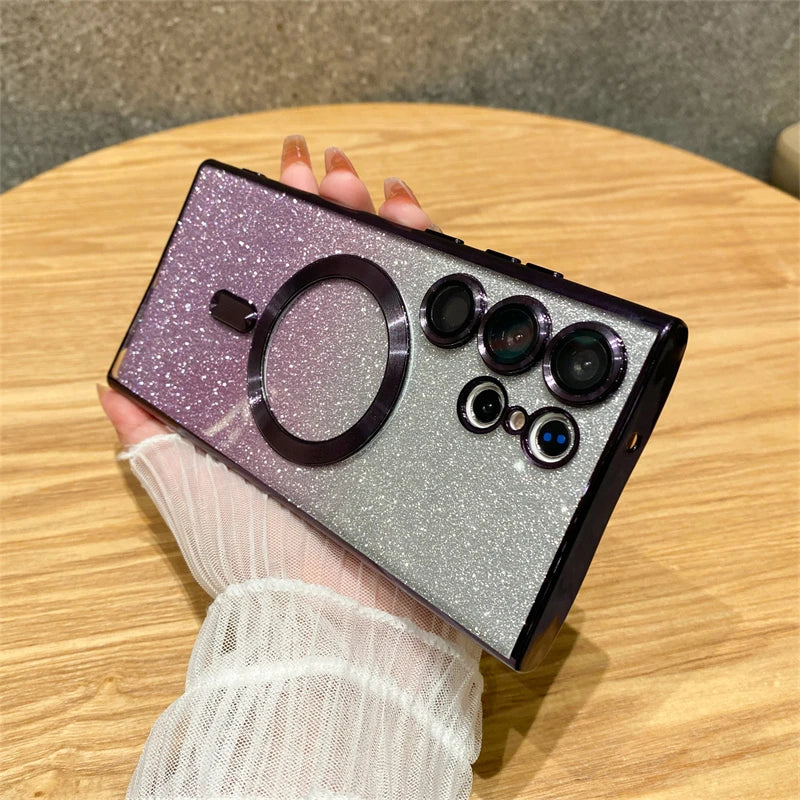 Galaxy S Series - Luxury Glitter Magsafe Case