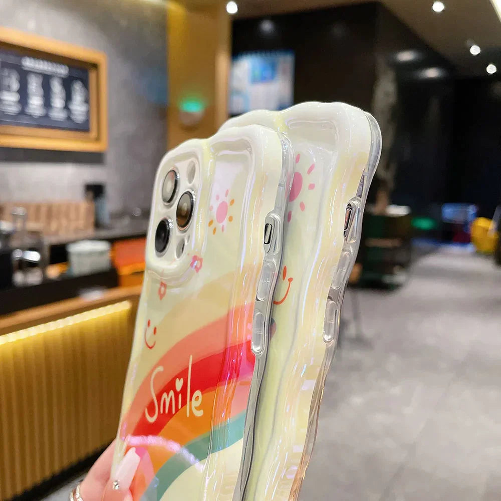 iPhone 14 Series - Rainbow Silicone Case
