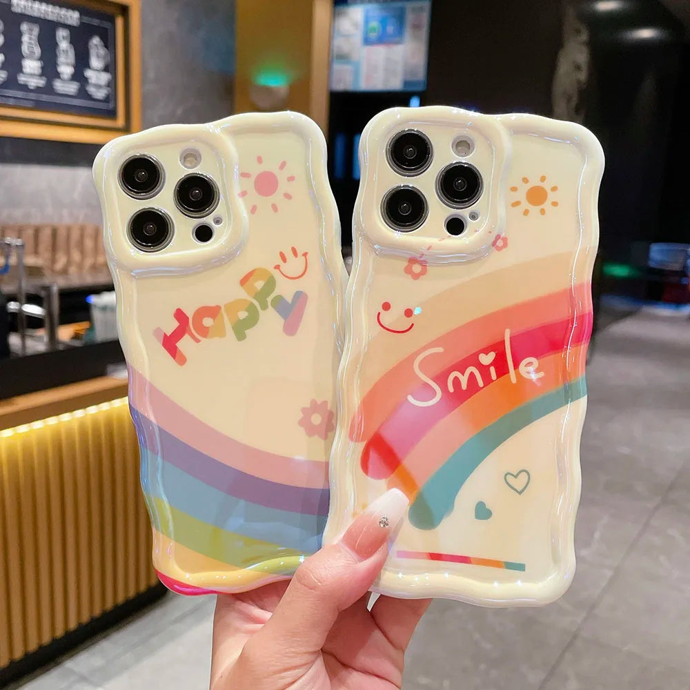 iPhone 14 Series - Rainbow Silicone Case