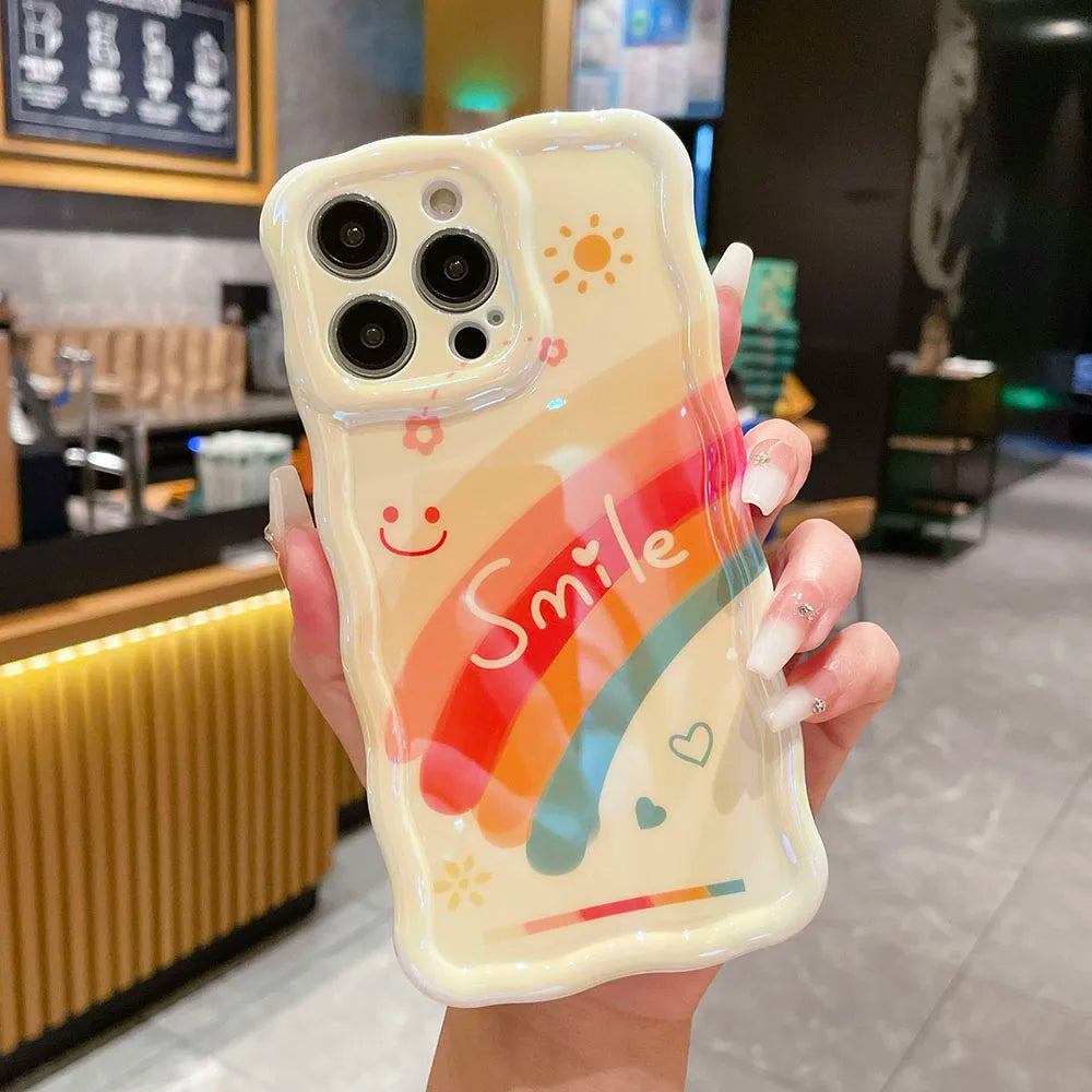 iPhone 14 Series - Rainbow Silicone Case