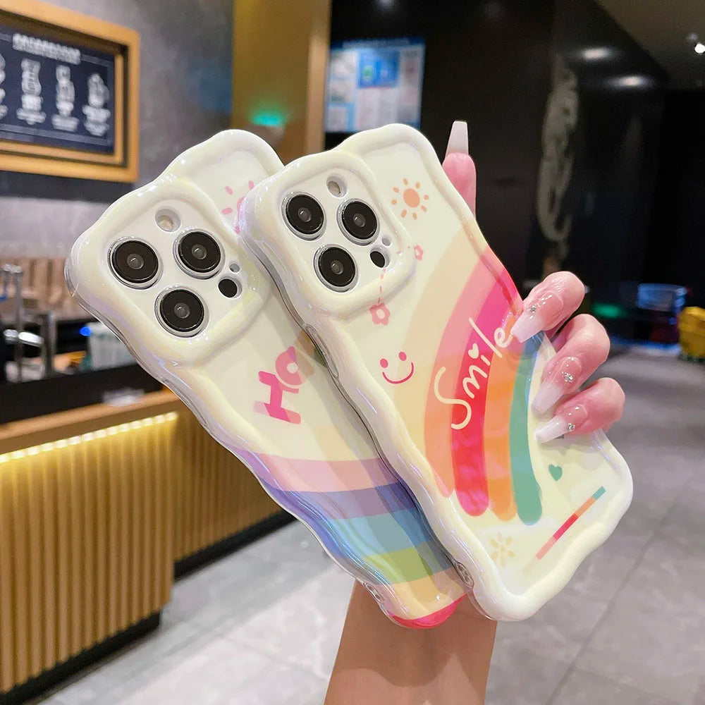 iPhone 14 Series - Rainbow Silicone Case