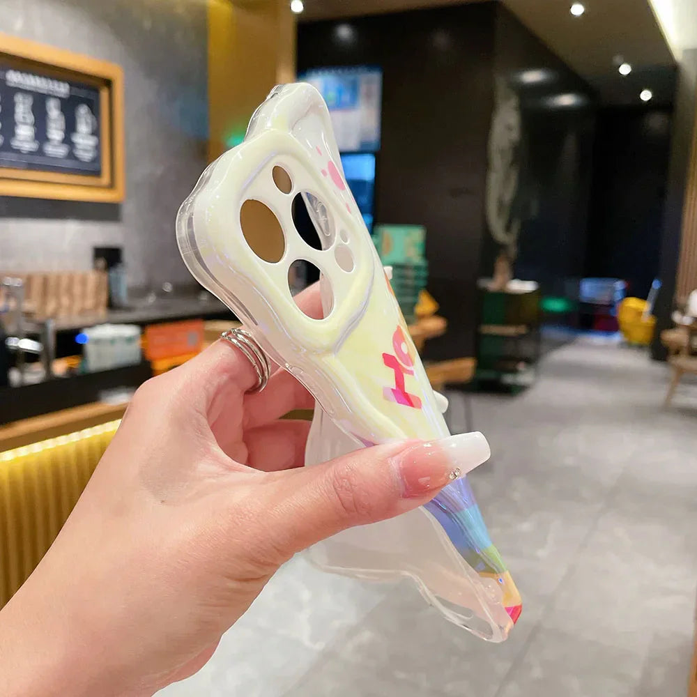 iPhone 14 Series - Rainbow Silicone Case