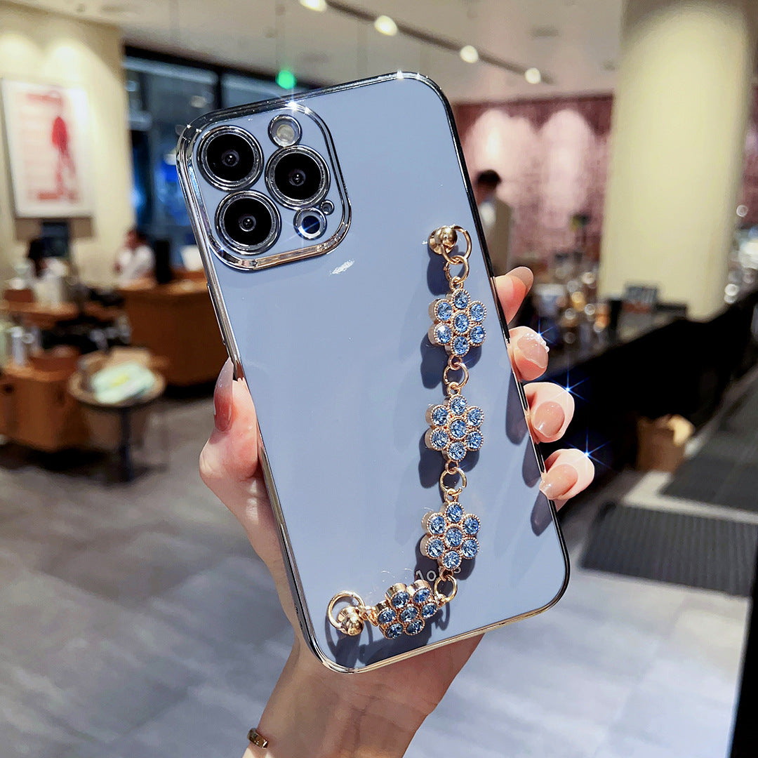 OnePlus 11 Series - Luxury Electroplating Flower Chain Case