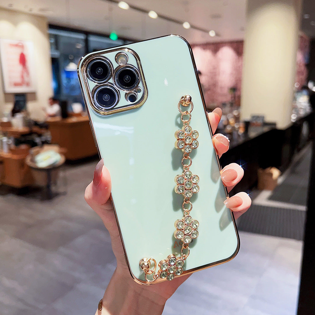 OnePlus 11 Series - Luxury Electroplating Flower Chain Case