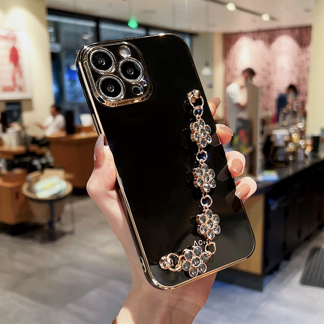 OnePlus 11 Series - Luxury Electroplating Flower Chain Case