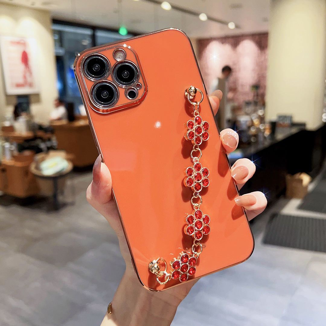 OnePlus 11 Series - Luxury Electroplating Flower Chain Case