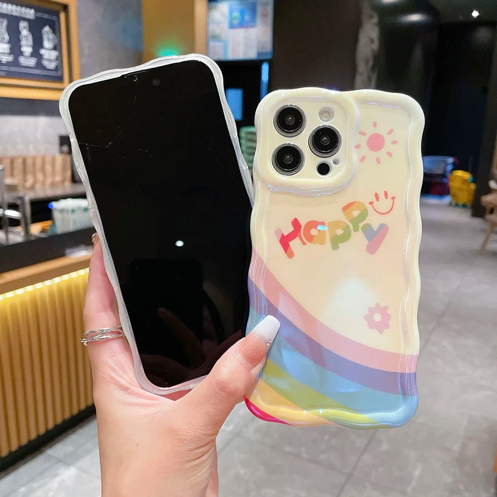 iPhone 14 Series - Rainbow Silicone Case