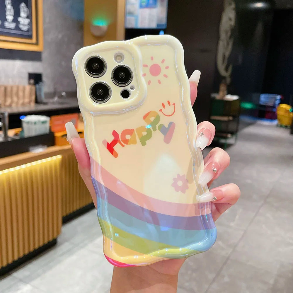 iPhone 14 Series - Rainbow Silicone Case