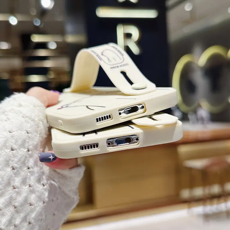 Galaxy S22 Series - Cute Bear Wrist Band Case