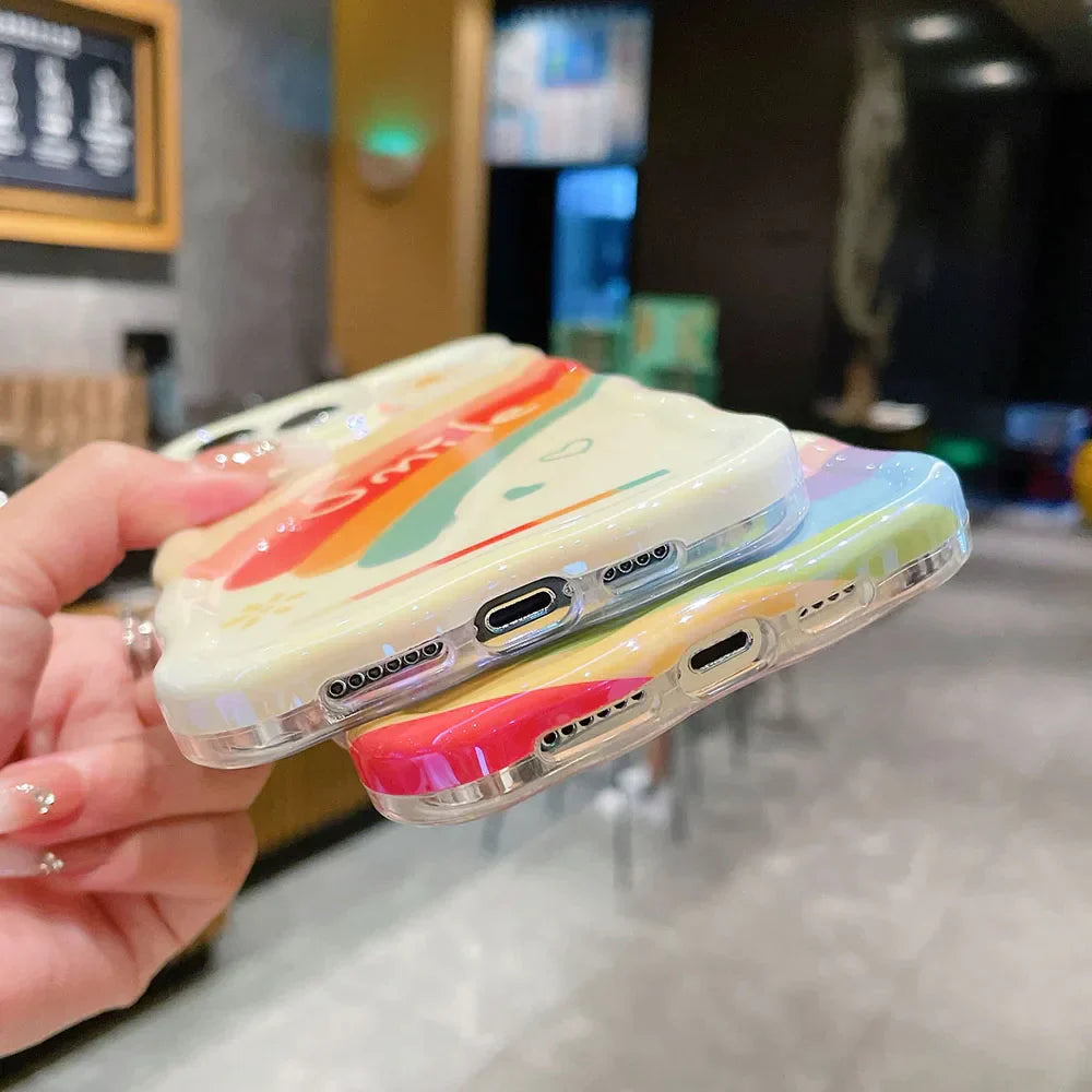 iPhone 14 Series - Rainbow Silicone Case