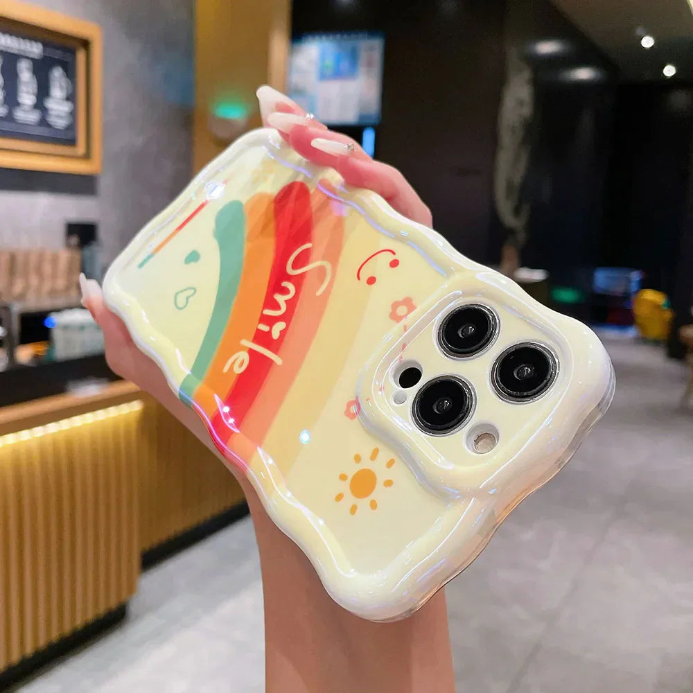 iPhone 14 Series - Rainbow Silicone Case