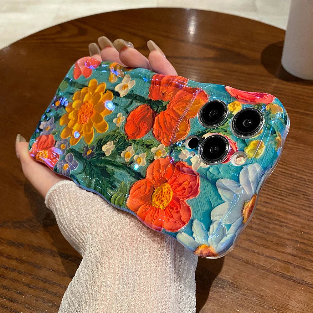 iPhone - Wavy Floral Case