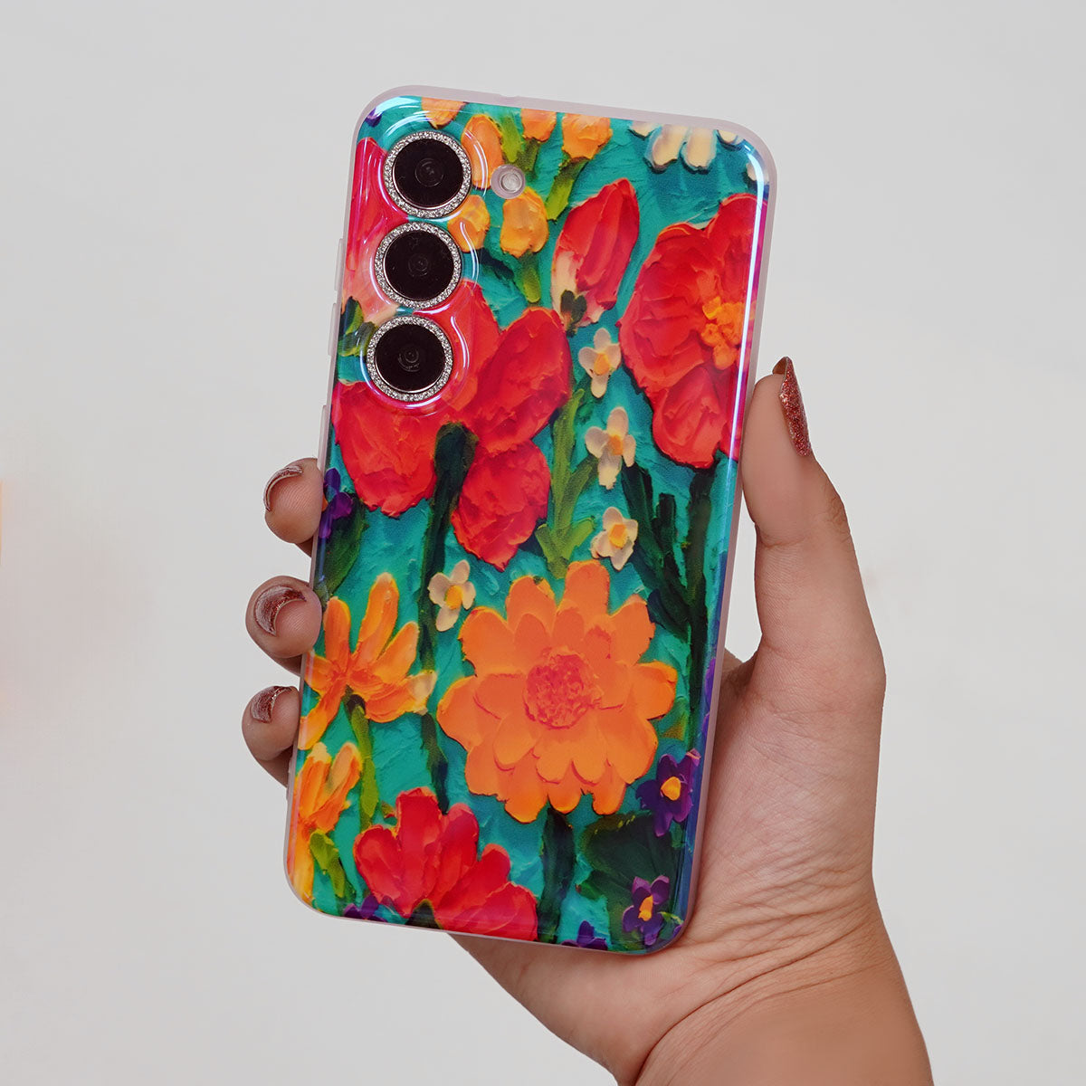 Galaxy S Series - Wavy Floral Case