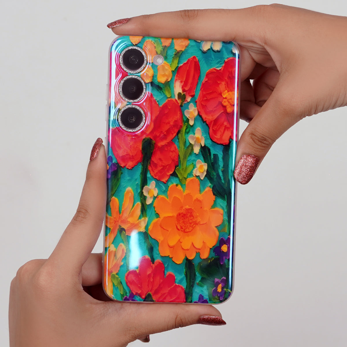 Galaxy S Series - Wavy Floral Case