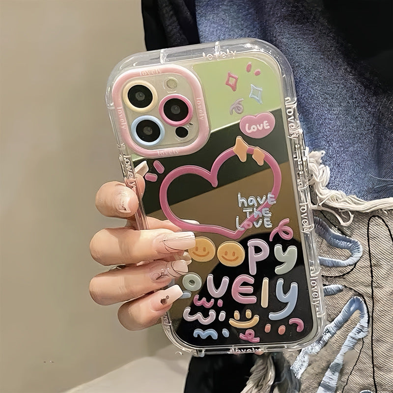 Galaxy S Series - Lovely Heart Mirror Case