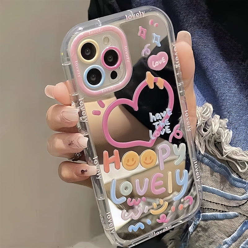 Galaxy S Series - Lovely Heart Mirror Case